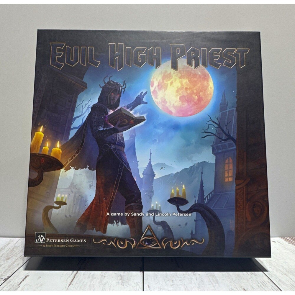 Petersen Games Evil High Priest Horror Board Game 2-5P Ages 14+ Complete